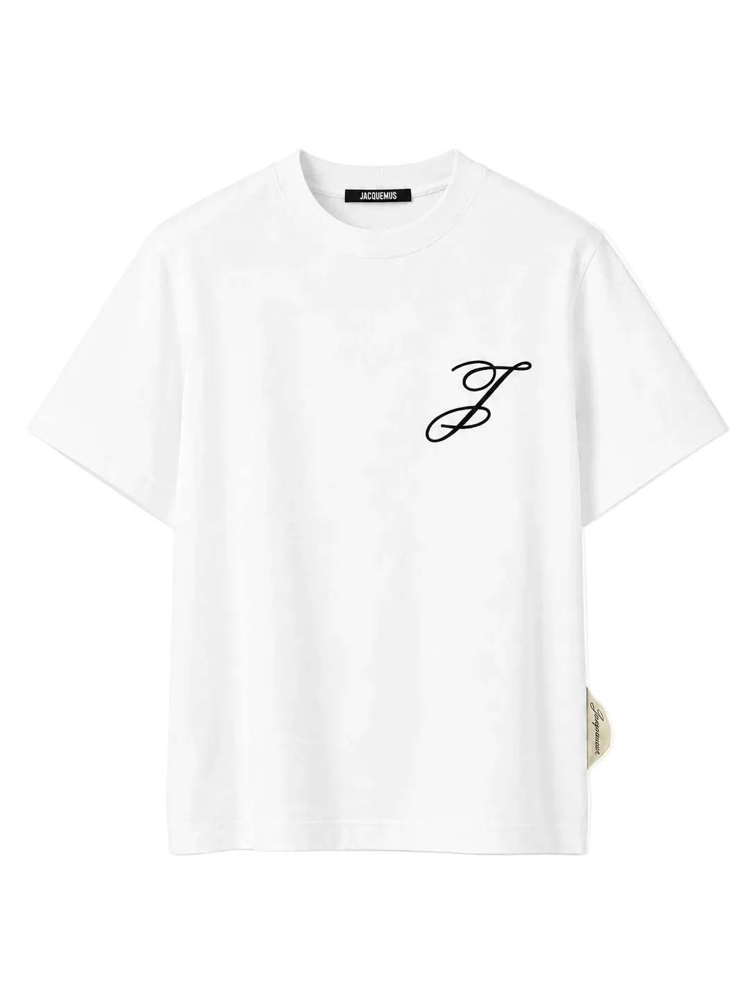 Jacquemus T-shirt logo J Bianco Fronte