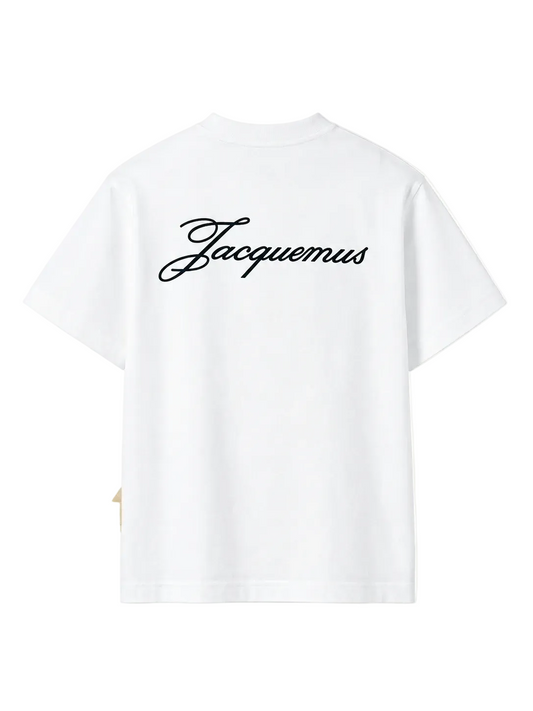 Jacquemus T-shirt logo J Bianco