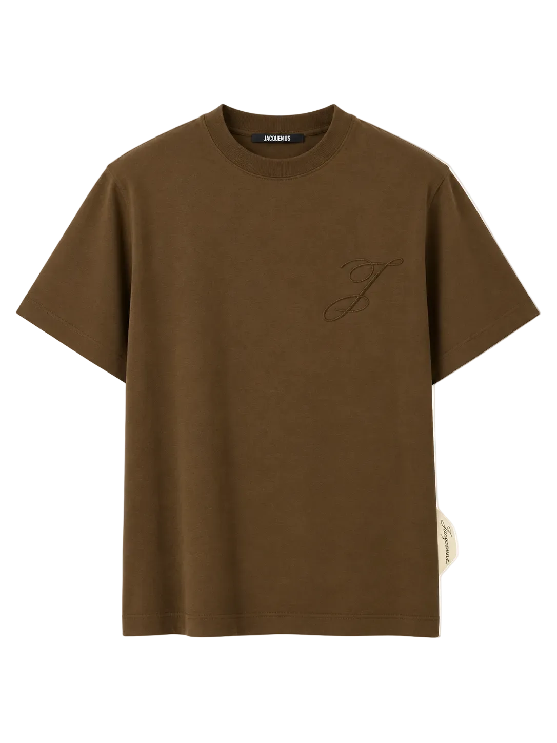 Jacquemus T-shirt logo J Verde fronte