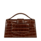 Jacquemus Le Grand Bambino Croco Marrone
