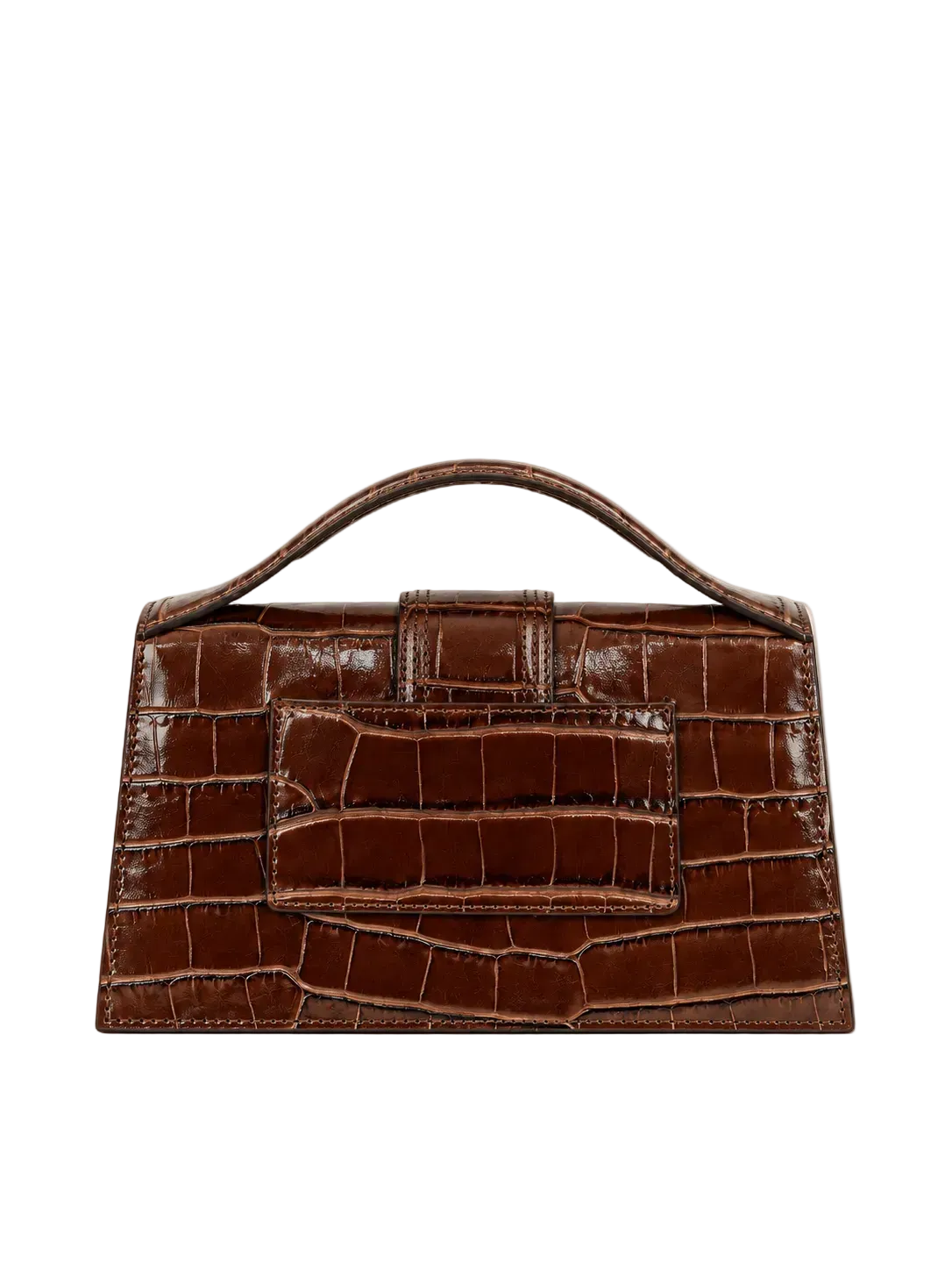 Jacquemus Le Grand Bambino Croco Marrone