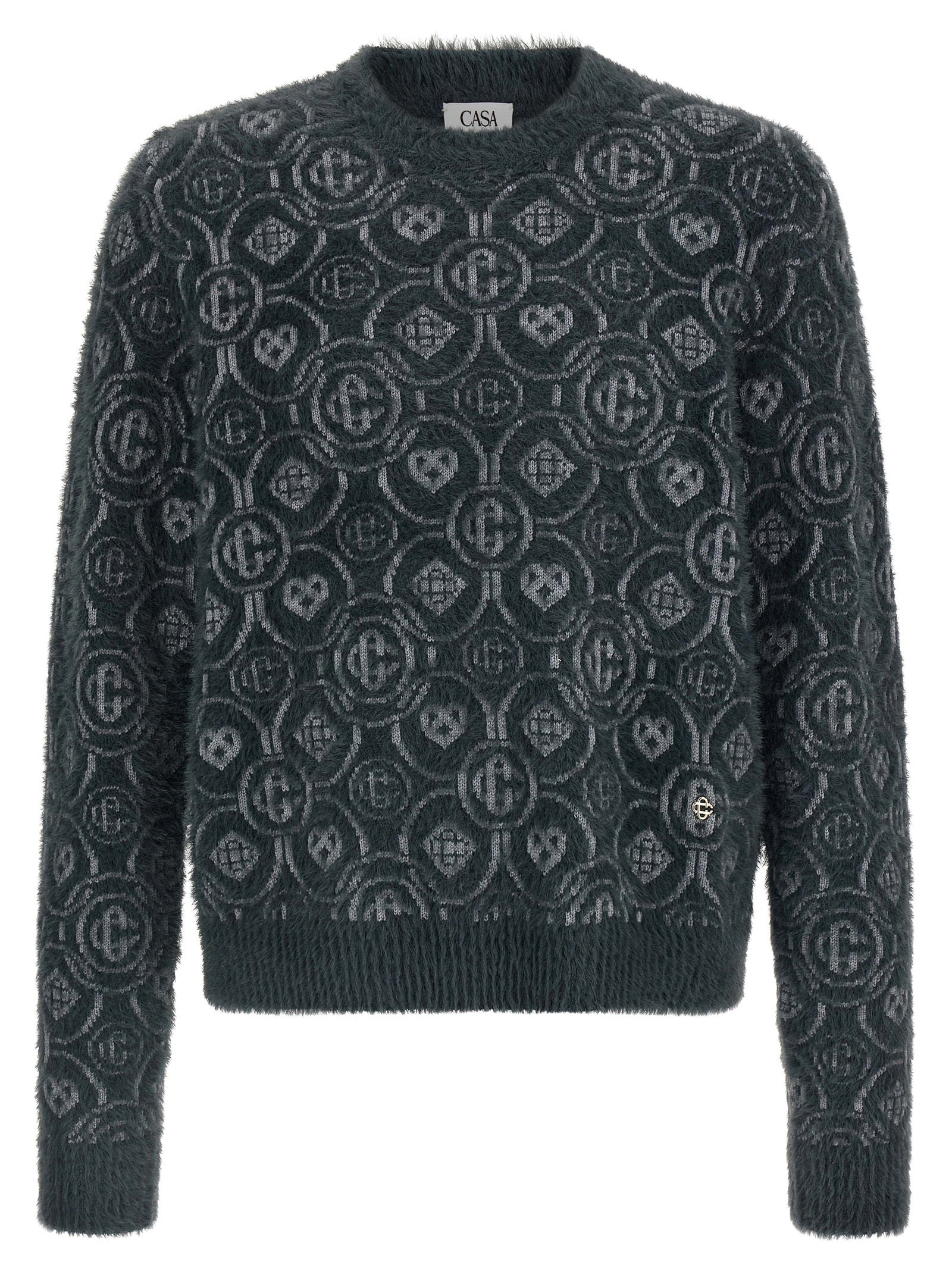 Fluffy Monogram Maglione
