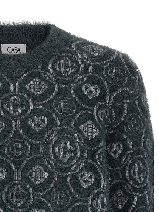 Fluffy Monogram Maglione