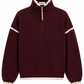 Bonsai Maglione Half-Zip Cacao