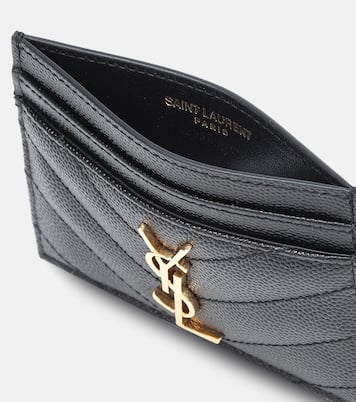 Portacarte Monogram in pelle