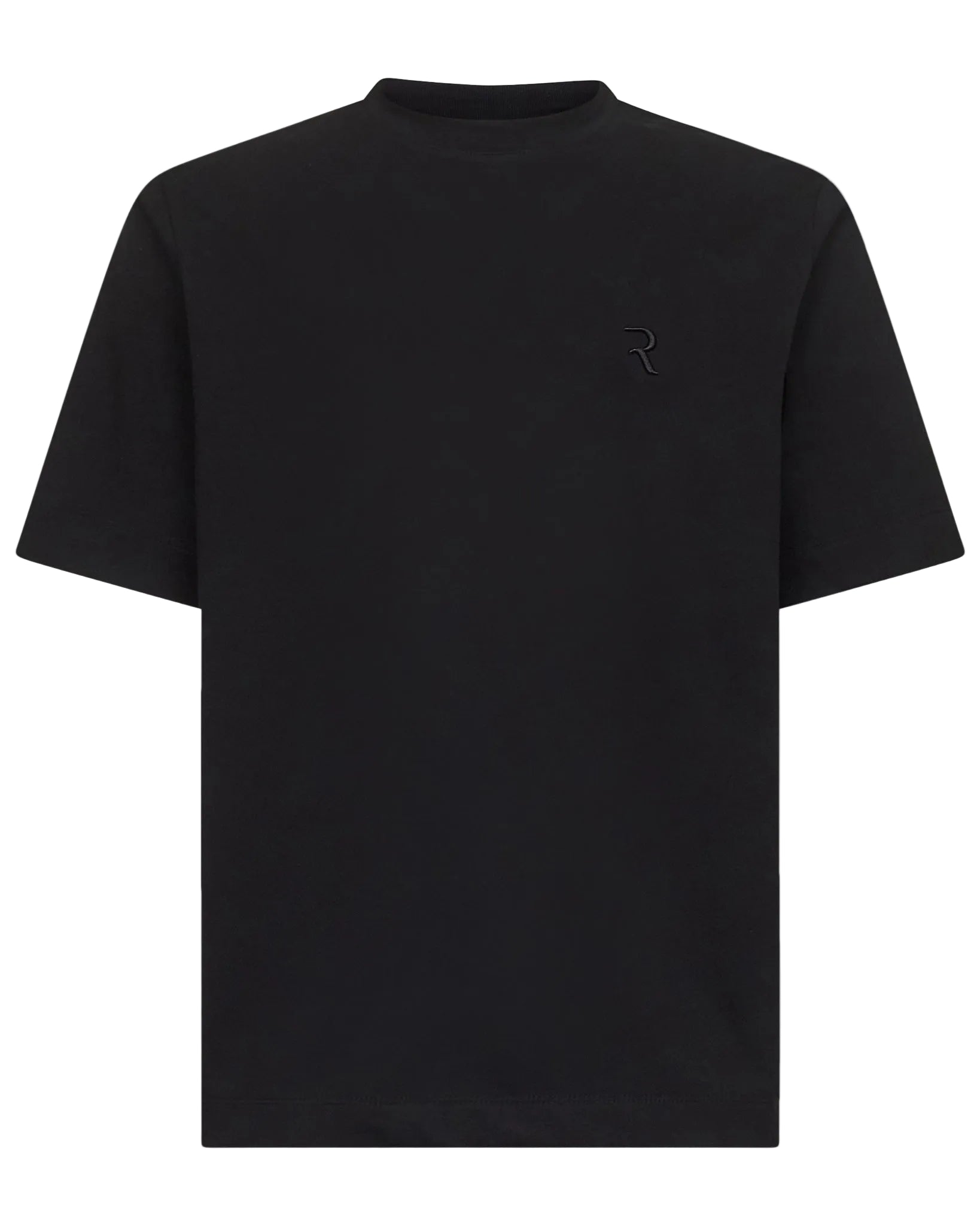 T-SHIRT R NERO/NERO