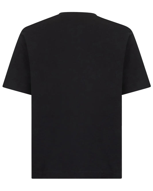 T-SHIRT R NERO/NERO