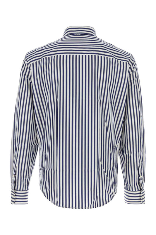 Contrasted Ami de Coeur Button Down Collar Classic Shirt - retro