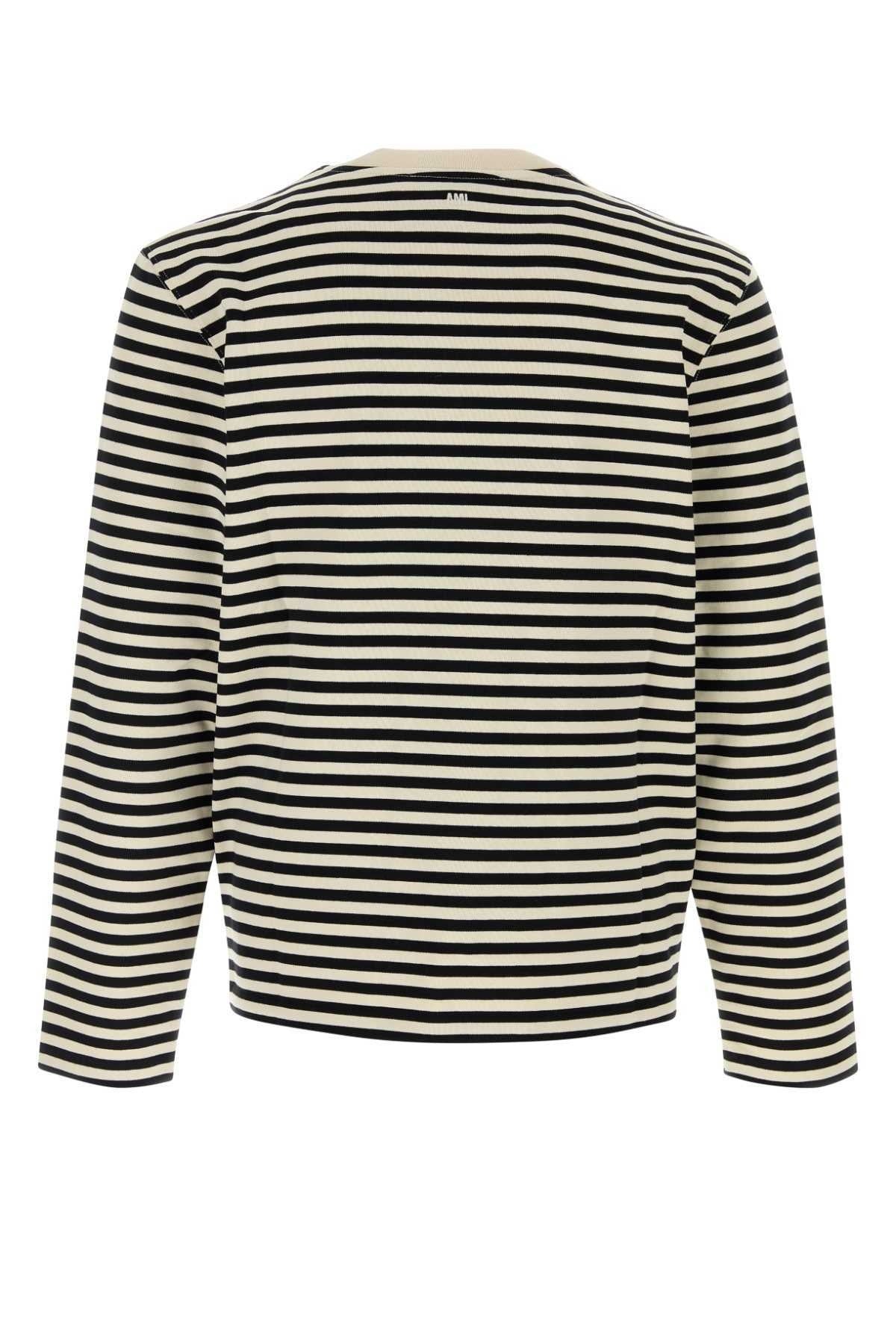 Long Sleeve Striped T-shirt with Ami de Coeur - retro