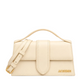 borsa jacquemus le grand bambino, vista frontale colorazione beige avorio