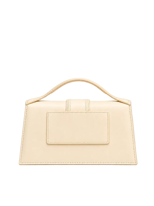 borsa jacquemus grand bambino, vista posteriore colore avorio