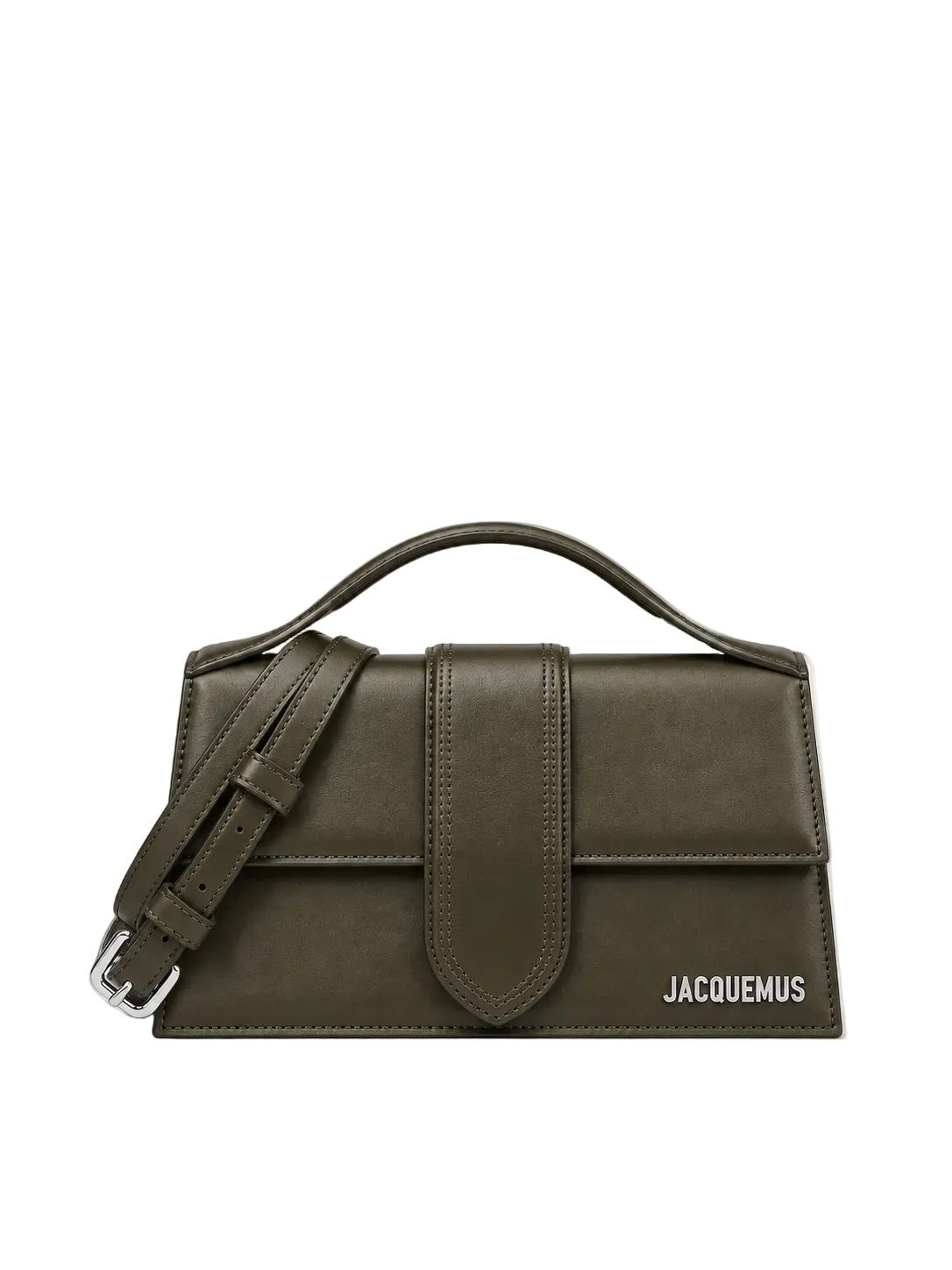 borsa jacquemus grand bambino khaki verde vista frontale