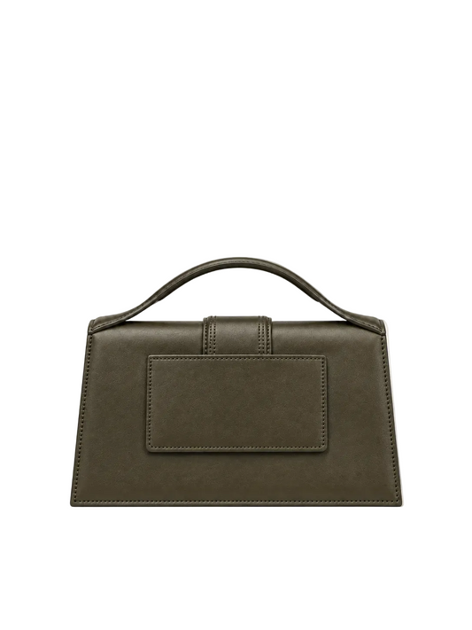 borsa jacquemus grand bambino verde khaki vista posteriore