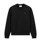 Ami Paris Felpa mini logo "Ami de coeur" Nero
