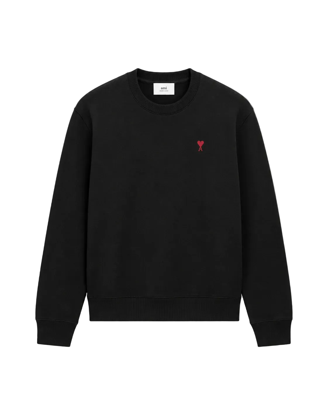 Ami Paris Felpa mini logo "Ami de coeur" Nero
