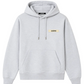 Jacquemus felpa con cappuccio Gros Grain grigia vista frontale