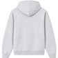 Jacquemus felpa con cappuccio Gros Grain grigia vista posteriore
