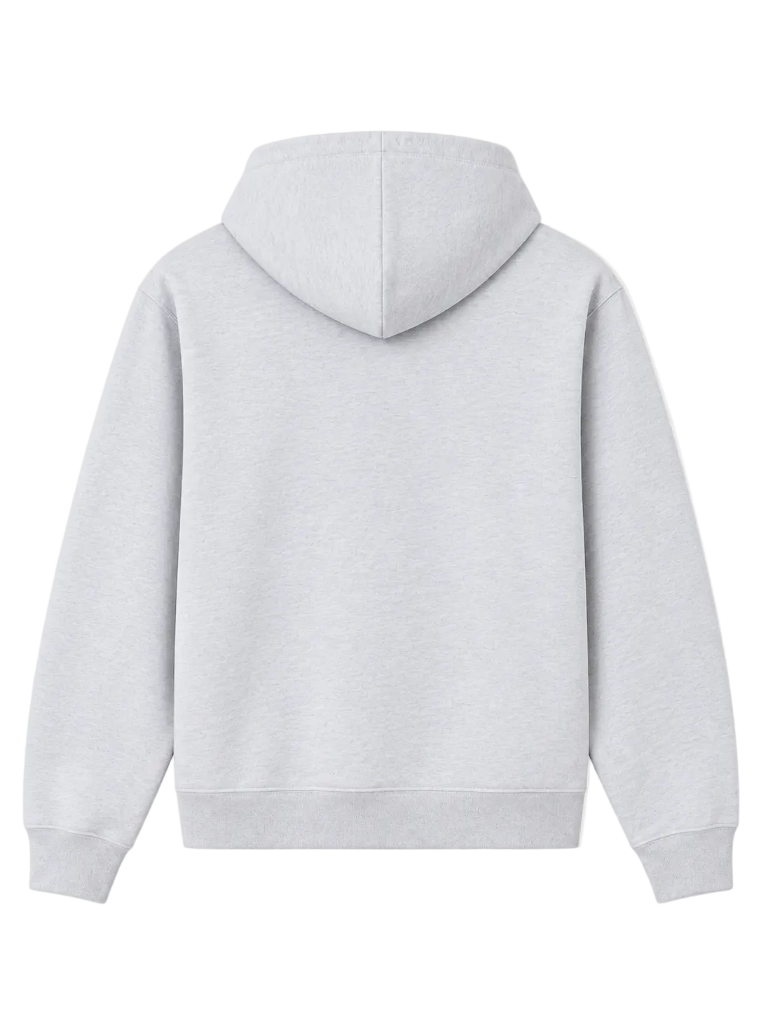 Jacquemus felpa con cappuccio Gros Grain grigia vista posteriore