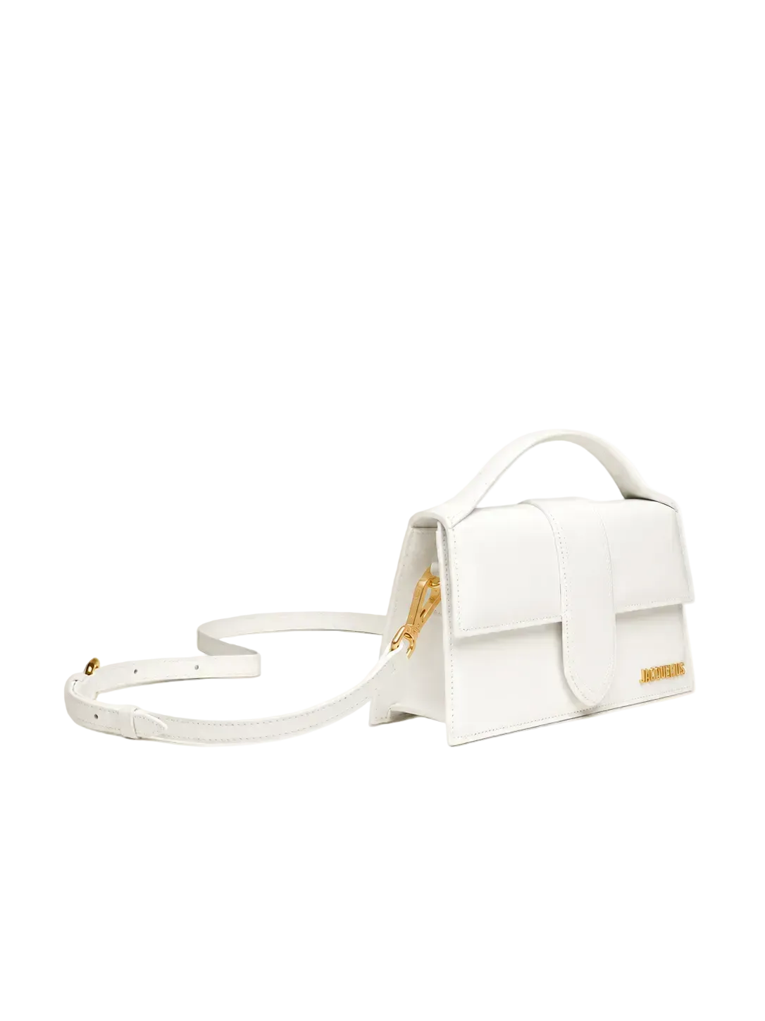 Jacquemus Le Grand Bambino bianco vista laterale