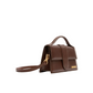 Jacquemus Le Grand Bambino marrone vista laterale