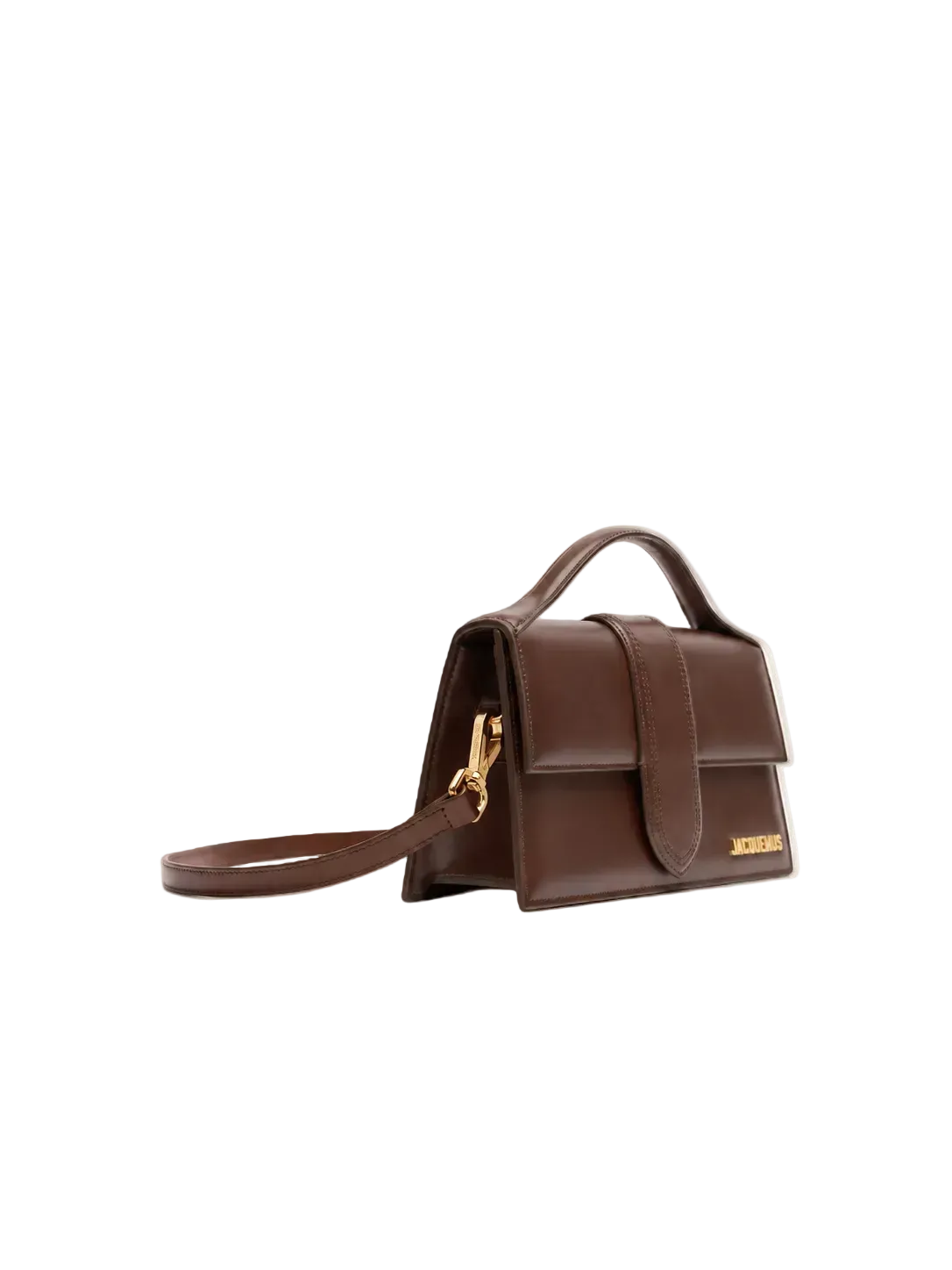 Jacquemus Le Grand Bambino marrone vista laterale
