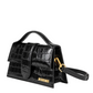 Jacquemus Le Grand Bambino Croco Nero lterale