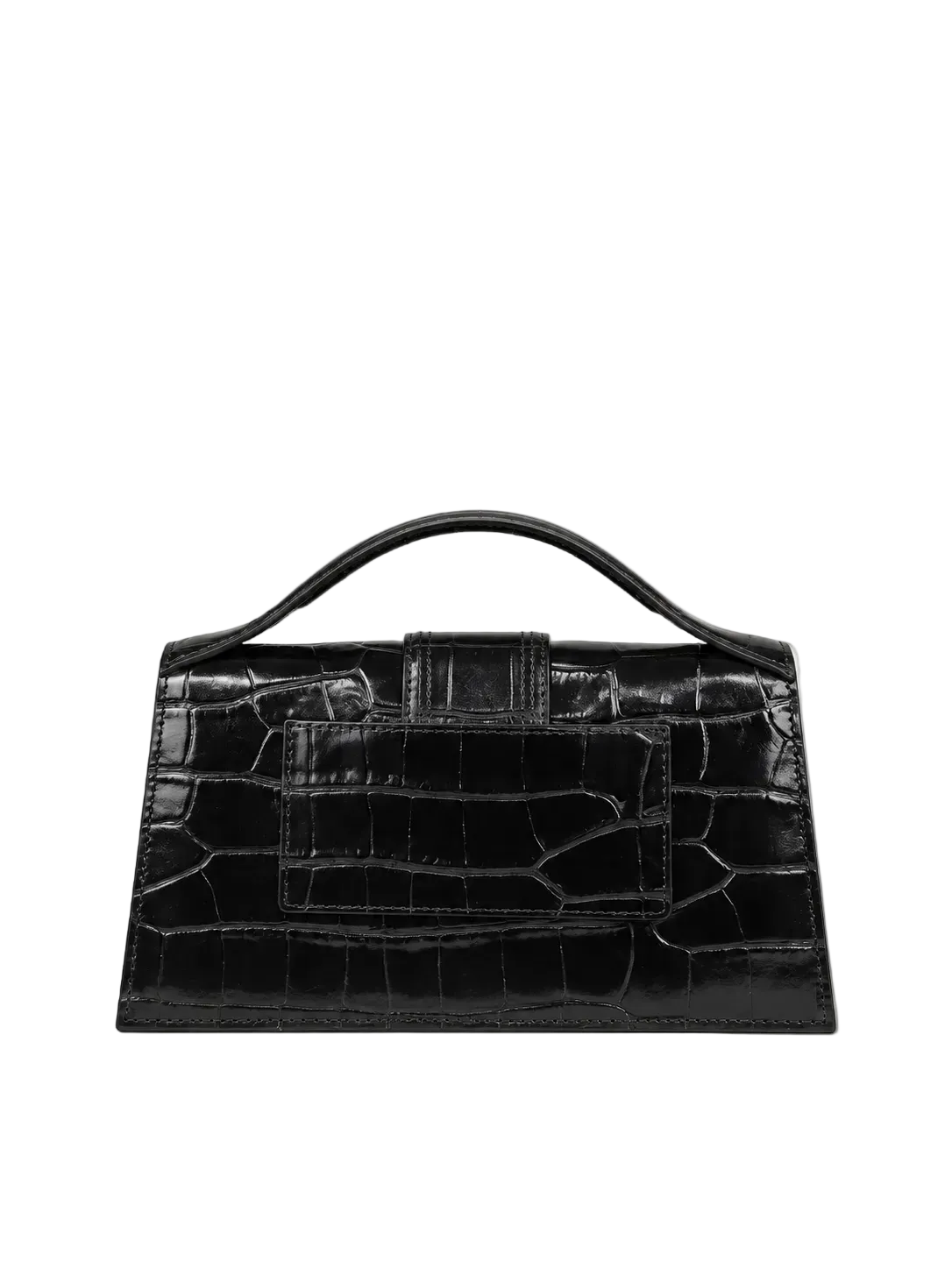 Jacquemus Le Grand Bambino Croco Nero retro