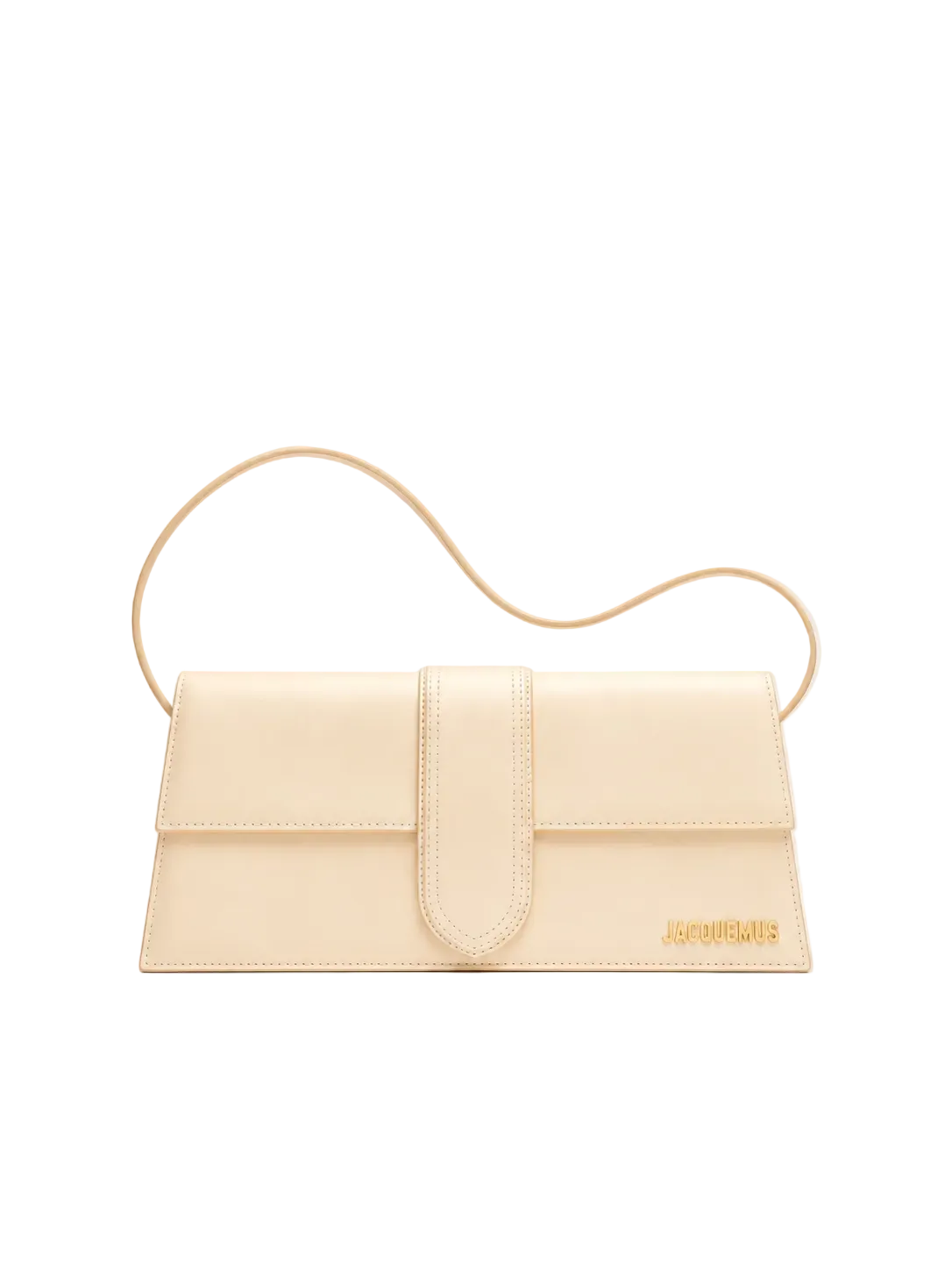 Jacquemus Le Bambino Lungo avorio vista frontale