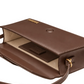 Jacquemus Le Bambino Lungo marrone aperta con interno visibile