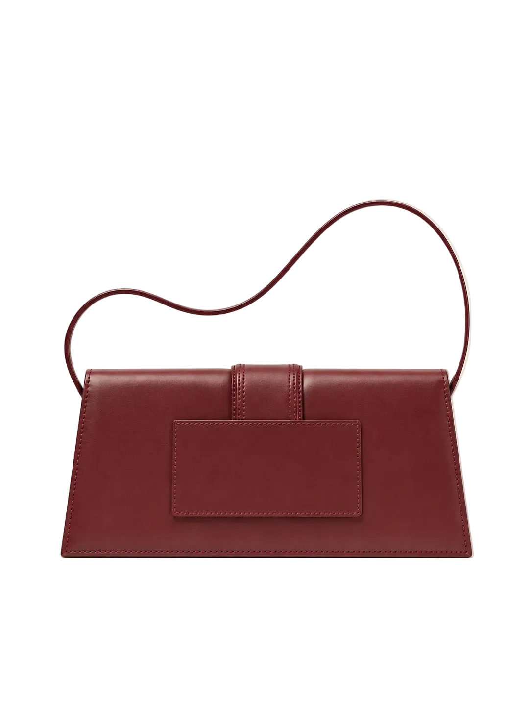 Jacquemus Le Bambino Lungo rosso con hardware oro vista posteriore