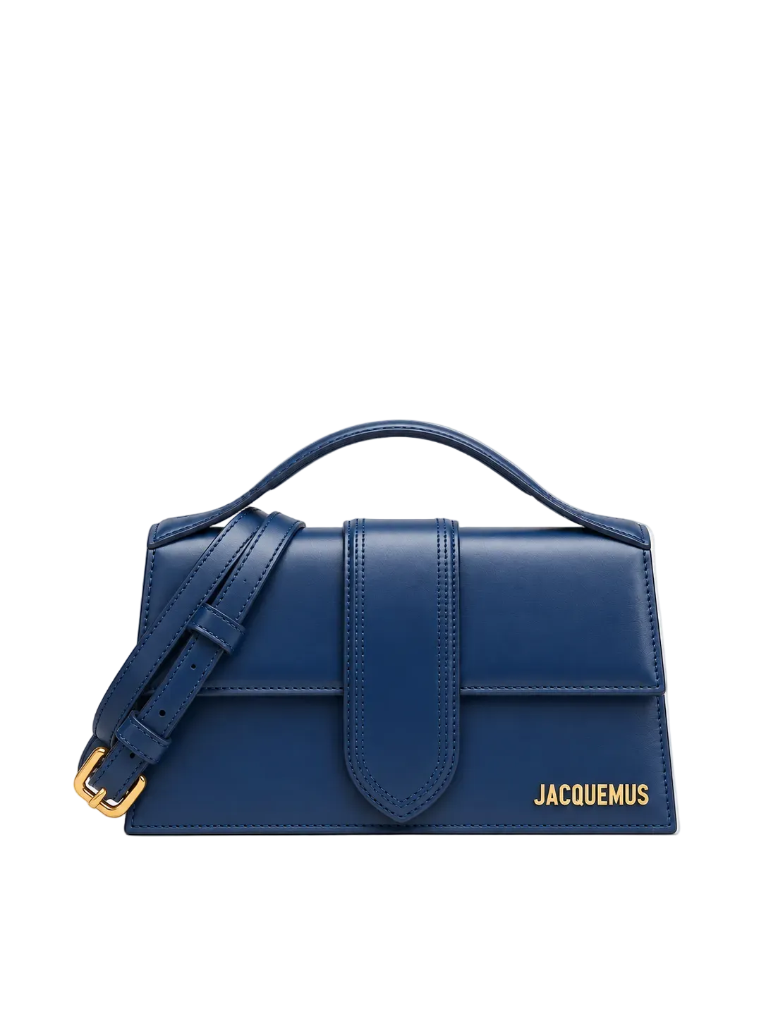 Jacquemus Le Grand Bambino blu vista frontale
