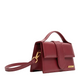 Jacquemus Le Grand Bambino bordeaux vista laterale