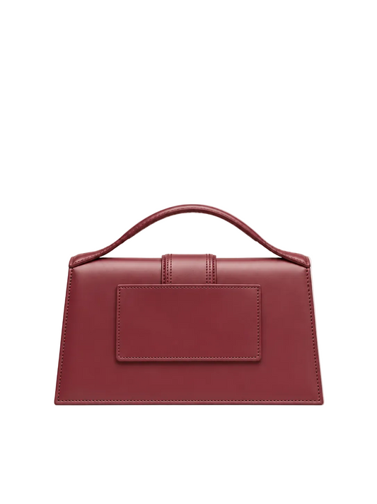 Jacquemus Le Grand Bambino bordeaux vista posteriore