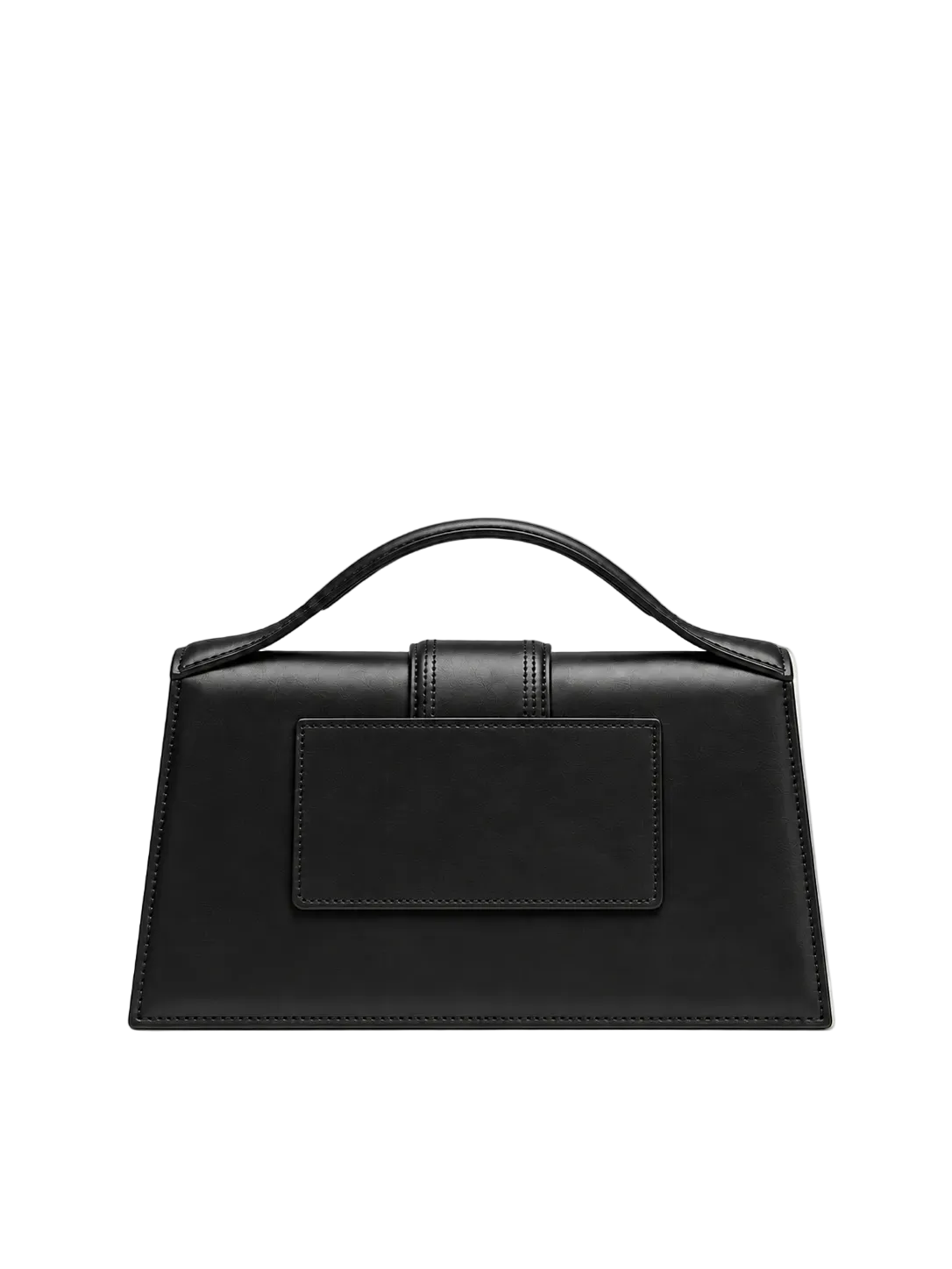 Jacquemus Le Grand Bambino nero con hardware argento vista posteriore