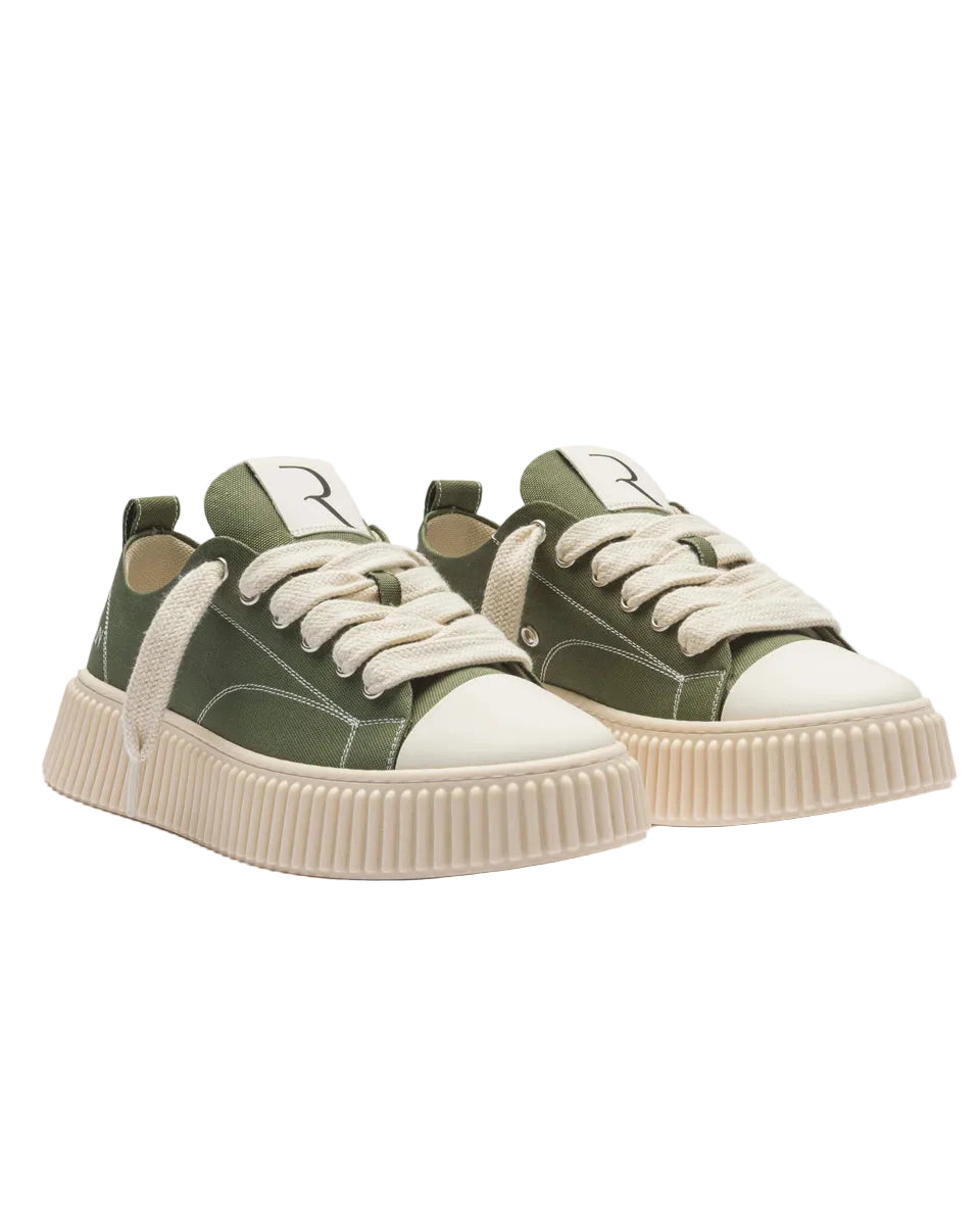 Sneakers Treble Green Canvas