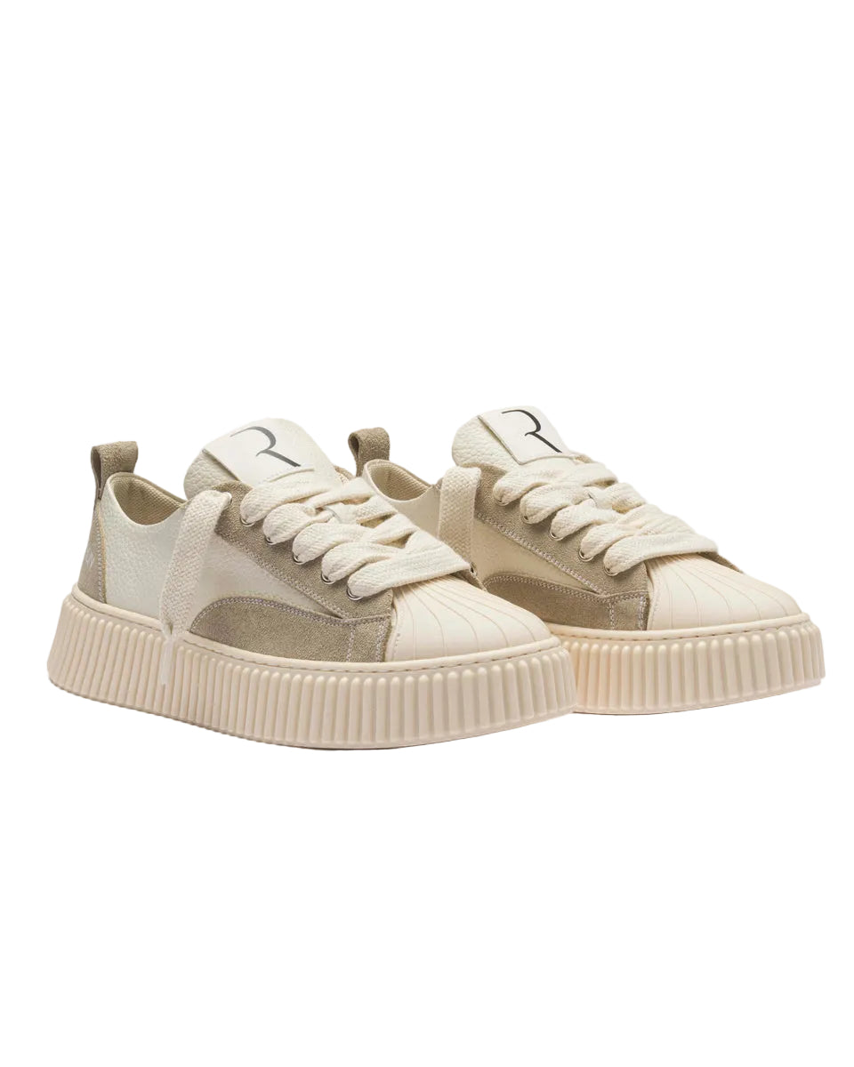 Sneakers 2025 Treble Beige Grain Leather