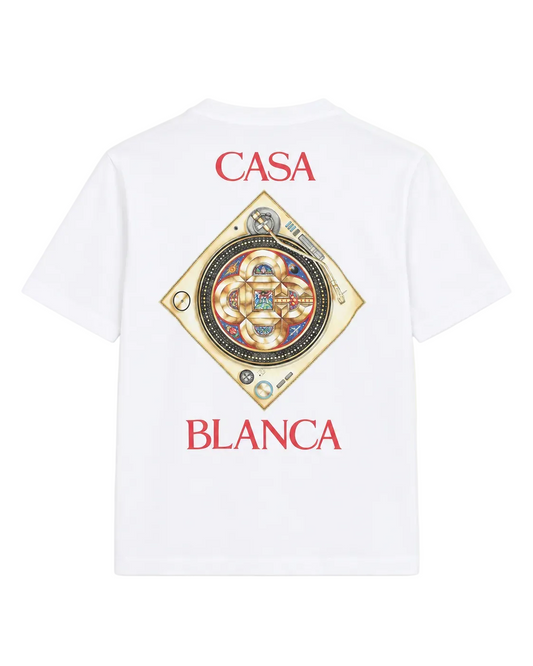 Casablanca T-shirt Plafond Orne de Musique Bianco