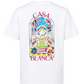 Casablanca T-shirt Tennis Landscape Bianco