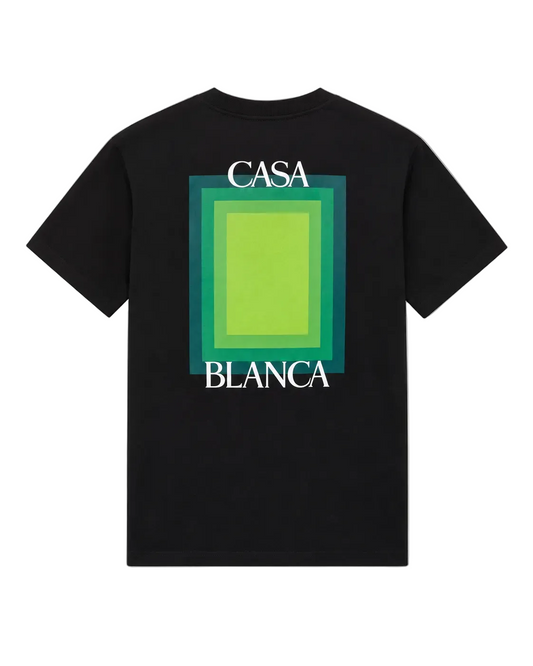 Casablanca T-shirt Square logo Gradent