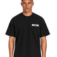 T-shirt Jacquemus Le Gros Grain nera, con targhetta