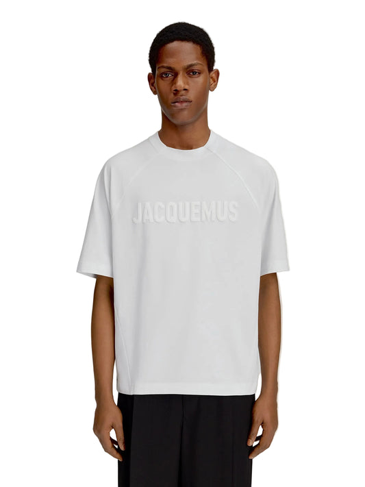 Jacquemus T-shirt Typo Bianco