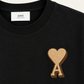 Ami Paris T-shirt logo "Ami de coeur" Nero
