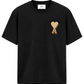 Ami Paris T-shirt logo "Ami de coeur" Nero