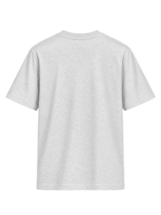 T-shirt Jacquemus Le Gros Grain grigia, vista posteriore