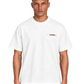 T-shirt Jacquemus Le Gros Grain bianca, indossata